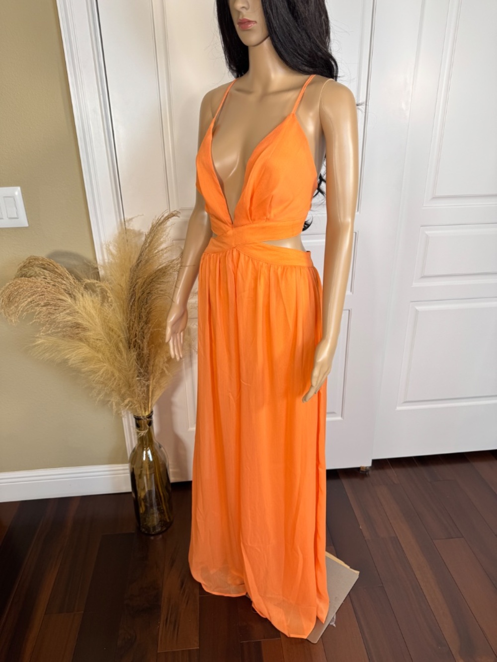 ORANGE WOMEN'S WIDE LEG JUMPSUIT - NWT - Picture 6 of 14